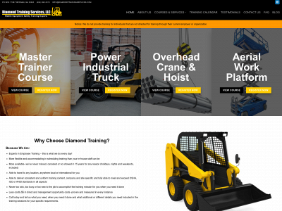 www.diamondtrainingservices.com snapshot