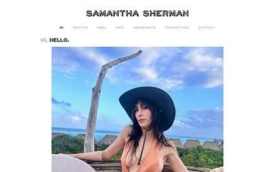 www.samanthasherman.org snapshot