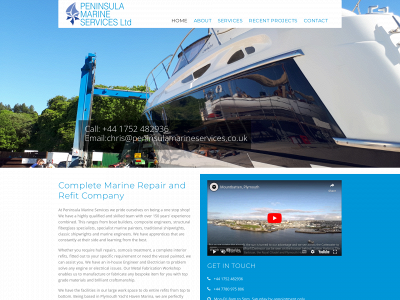 peninsulamarineservices.co.uk snapshot