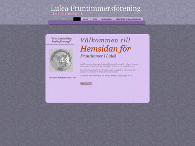luleafruntimmersforening.se snapshot