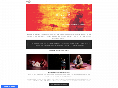 www.tchorrorfestival.com snapshot