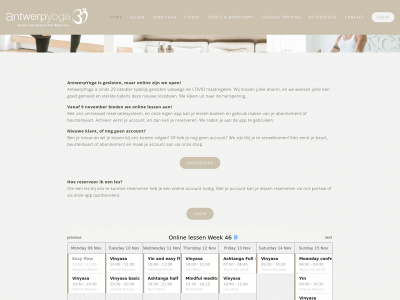 antwerpyoga.be snapshot