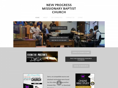 www.newprogressmbc.com snapshot