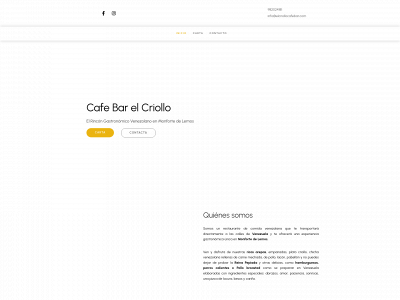 elcriollocafebar.com snapshot