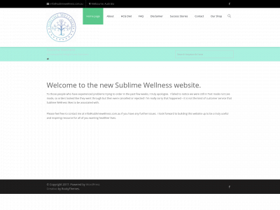 sublimewellness.com.au snapshot