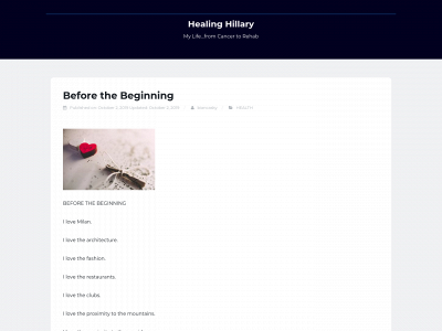 healinghillary.com snapshot