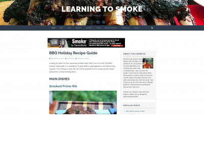 learningtosmoke.com snapshot