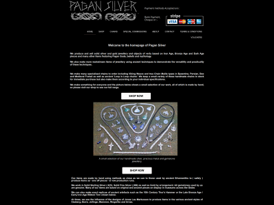 pagansilver.com snapshot
