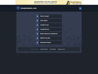josephabate.com snapshot