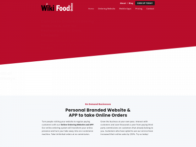 wikifoodonline.co.uk snapshot