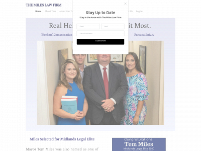 www.themilesfirm.com snapshot