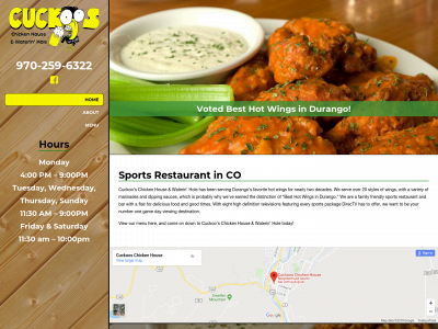 cuckooschicken.com snapshot