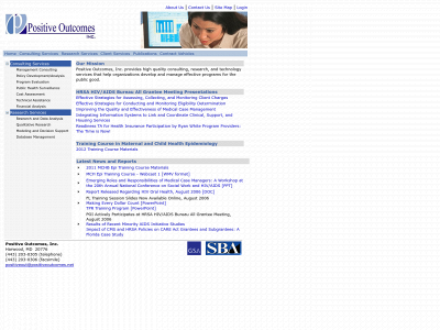 positiveoutcomes.net snapshot