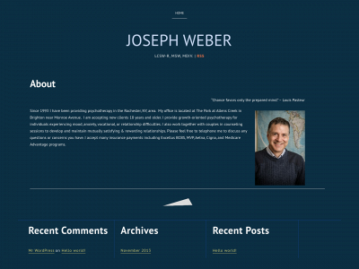 josephweberlcsw.com snapshot