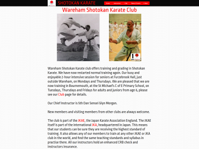 warehamskc.co.uk snapshot