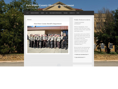 palopintocountysheriff.com snapshot