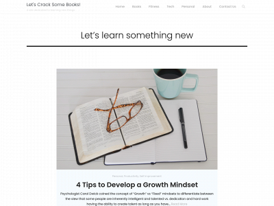 letscracksomebooks.com snapshot