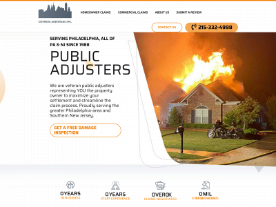 citiwideadjusters.com snapshot