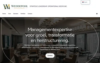 weddepohl-management.com snapshot