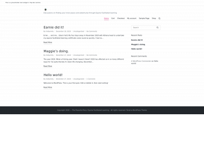 thepeacefulpony.blog snapshot