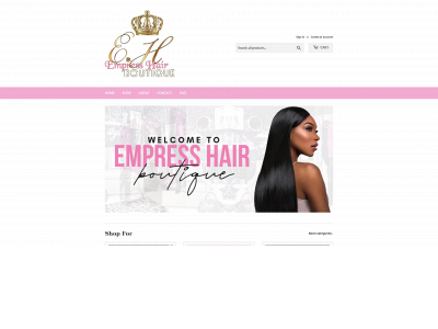 empresshairboutique.com snapshot