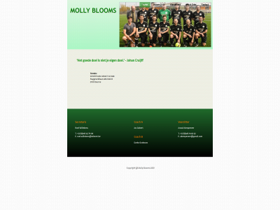 mollyblooms.be snapshot