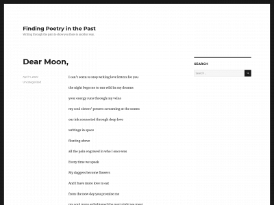 findingpoetryinthepast.com snapshot