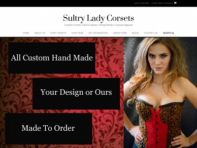 sultryladycorsets.com snapshot