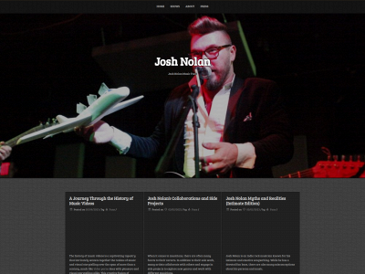 www.joshnolanmusic.com snapshot