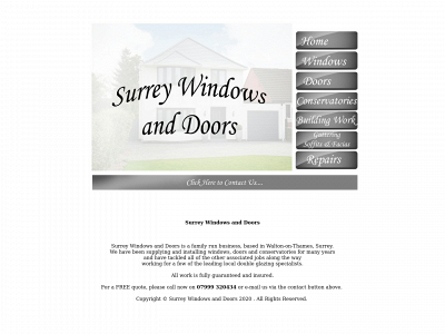 surreywindowsanddoors.co.uk snapshot