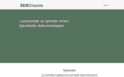 sds-chemie.no snapshot