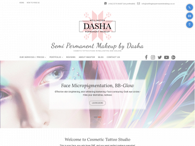 wellingtonpermanentmakeup.co.nz snapshot