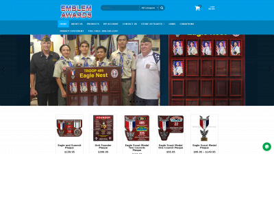 emblemawards.com snapshot