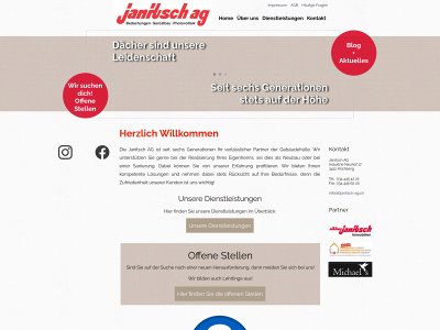 janitschpolybau.ch snapshot