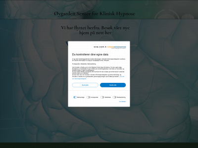 oygardensenterforkliniskhypnose.no snapshot