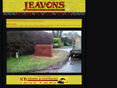jeavonsbuilding.com snapshot