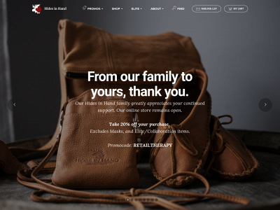 hidesinhand.com snapshot