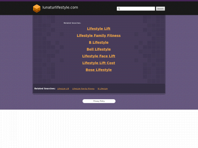 lunaturlifestyle.com snapshot