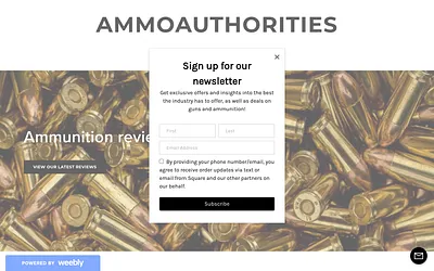 ammoauthorities.weebly.com snapshot