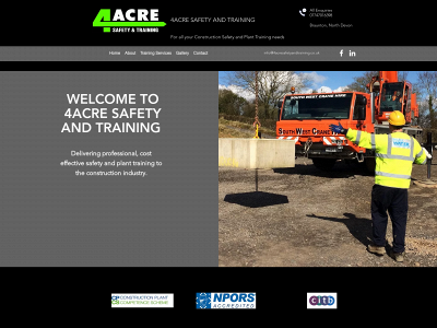 4acresafetyandtraining.co.uk snapshot