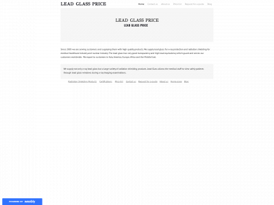 leadglassprice.weebly.com snapshot