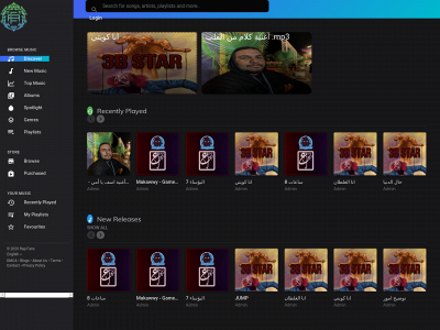 rap-fans.net snapshot