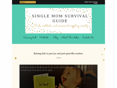 singlemomsurvivalguideblog.com snapshot