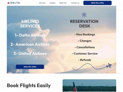 airlines1agency.com snapshot
