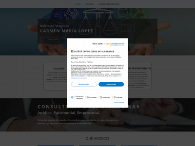 carmenlopezabogados.es snapshot