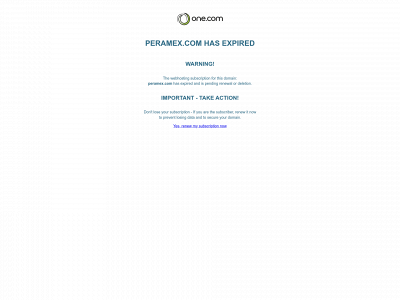 peramex.com snapshot