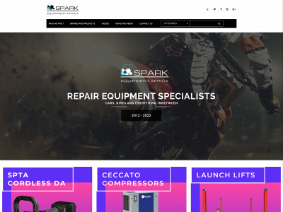 sparkequipment.co.za snapshot