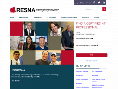 www.resna.org snapshot