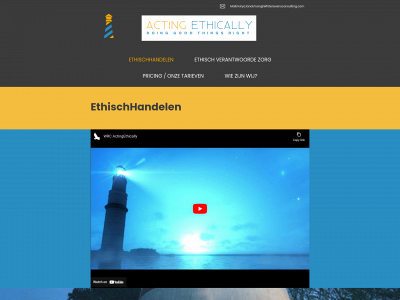 actingethically.com snapshot