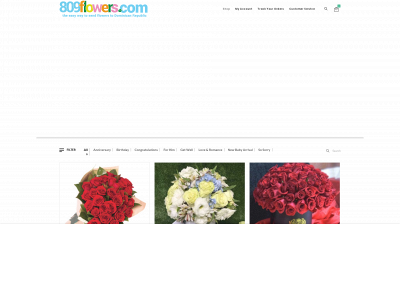 809flowers.com snapshot